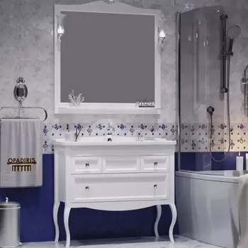 Мебель для ванной Opadiris Валери 105 белая