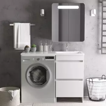 Мебель для ванной Orange Sistema 110 R с ящиками, под стиральную машину