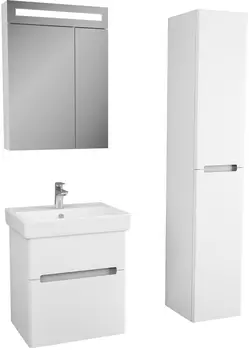 Мебель для ванной Owl 1975 Nyborg 60 2 ящика, белая