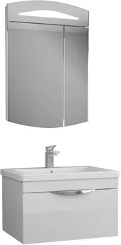 Мебель для ванной Owl 1975 Sjel подвесная, белый лак, 65