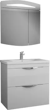 Мебель для ванной Owl 1975 Sjel stor, подвесная, белый лак, 80