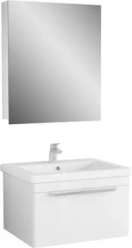 Мебель для ванной Owl 1975 Vind 70, подвесная, белый лак