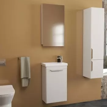 Мебель для ванной Owl 1975 Vind lucka 40, подвесная, белый лак