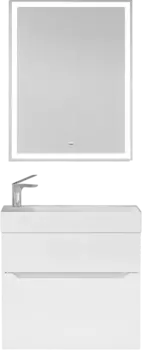 Мебель для ванной Raval Brik 65, подвесная, белая