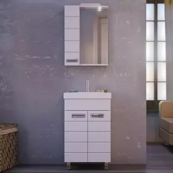 Мебель для ванной Raval Kub 50 белая, напольная