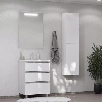 Мебель для ванной Roca The Gap 60, 3 ящика, белый глянец