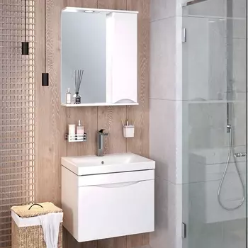 Мебель для ванной Runo Афина 60 белая