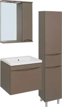 Мебель для ванной Runo Афина 60 бежевая