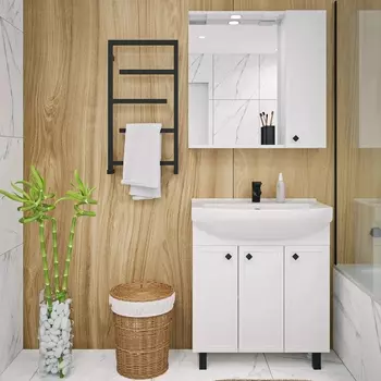 Мебель для ванной Runo Римини 75 белая