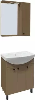 Мебель для ванной Runo Римини 75 бежевая
