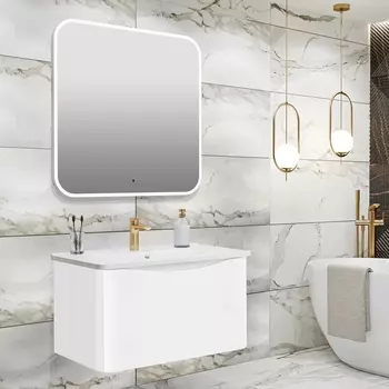 Мебель для ванной Runo Тоскана 80 белая