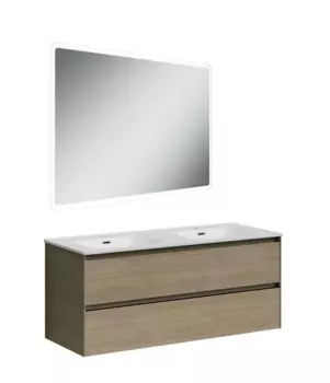 Мебель для ванной Sancos Cento 120 карпатская ель CN120-2KE+CN7004+AR1200