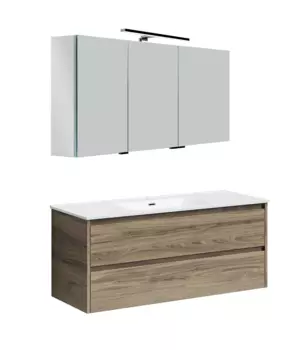 Мебель для ванной Sancos Libra 120 дуб чарльстон LB120-1ECH+CN7006+Z1200