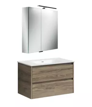 Мебель для ванной Sancos Libra 80 дуб чарльстон LB80ECH+CN7005+Z800