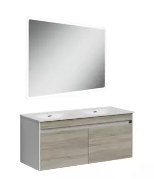 Мебель для ванной Sancos Smart 120 дуб бардолино SM120-2E+CN7004+AR1200