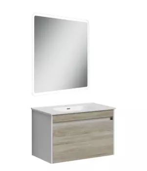 Мебель для ванной Sancos Smart 80 дуб бардолино SM80E+CN7005+AR800