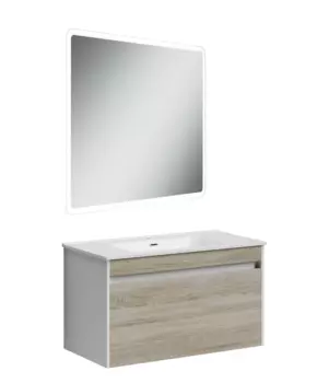 Мебель для ванной Sancos Smart 90 дуб бардолино SM90E+CN7002+AR900