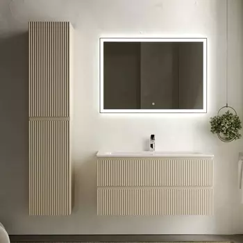 Мебель для ванной Sancos Snob R 100 см, beige soft