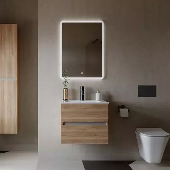 Мебель для ванной Sancos Urban 60 см дуб галифакс натуральный