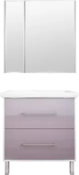 Мебель для ванной Sanflor Экко 80 напольная, сирень
