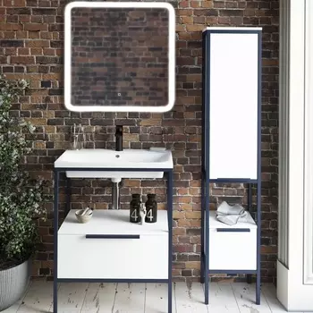 Мебель для ванной Sanflor Лорд 70, напольная, белая матовая