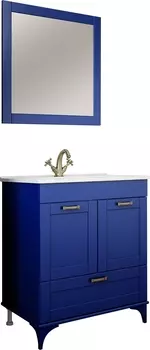 Мебель для ванной Sanflor Ванесса 75 напольная, индиго