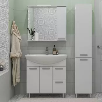 Мебель для ванной Sanstar Аура 80 белая