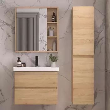 Мебель для ванной Sanstar Тоскана 70 дуб сонома светлый, раковина Dreja Grace 70