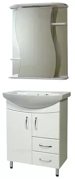 Мебель для ванной СанТа Элеганс 65 2 двери 2 ящика