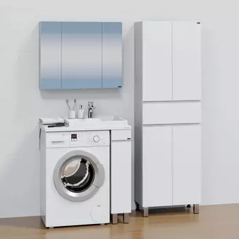 Мебель для ванной СанТа Марс 19 R напольная, 1 дверца, светлая