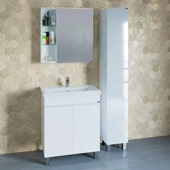 Мебель для ванной СанТа Марс 70 напольная, с дверками