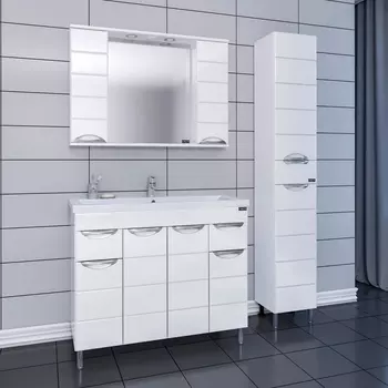 Мебель для ванной СанТа Родос (Фостер) 100 напольная Nova круглая