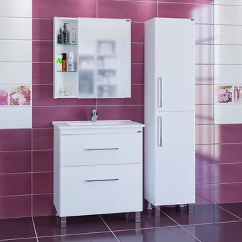 Мебель для ванной СанТа Вегас 75 напольная, 2 ящика