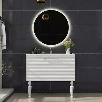 Мебель для ванной Sanvit Эмми 3Д 90 белая