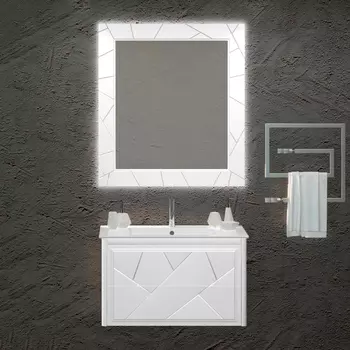 Мебель для ванной Smile Луиджи 70 белая