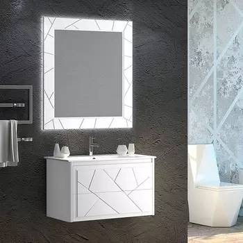 Мебель для ванной Smile Луиджи 90 белая