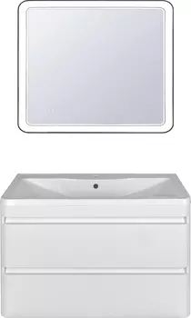 Мебель для ванной Style Line Атлантика 100 Люкс Plus, подвесная, белая