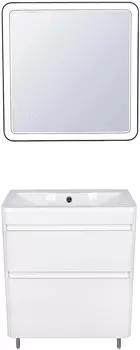 Мебель для ванной Style Line Атлантика 60 Люкс Plus, напольная, антискрейч