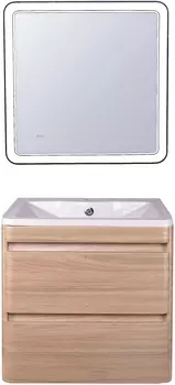 Мебель для ванной Style Line Атлантика 60 Люкс Plus, подвесная, ясень перламутр