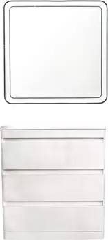 Мебель для ванной Style Line Атлантика 80 Люкс, напольная, бетон крем