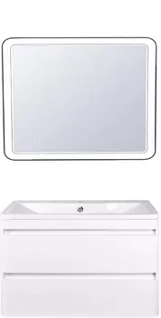 Мебель для ванной Style Line Атлантика 90 Люкс Plus, подвесная, антискрейч