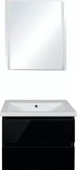 Мебель для ванной Style Line Даймонд 70 Люкс Plus подвесная, черная