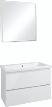 Мебель для ванной Style Line Даймонд 80 Люкс Plus подвесная, белая