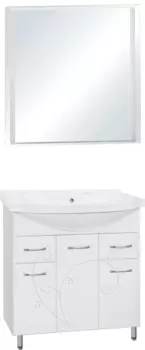 Мебель для ванной Style Line Эко Фьюжн №26 80 белая