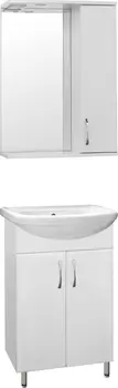 Мебель для ванной Style Line Эко Стандарт №9 55 белая