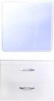Мебель для ванной Style Line Каре 80 подвесная, Люкс Plus, белая
