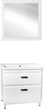 Мебель для ванной Style Line Лотос 80 Люкс Plus напольная, белая