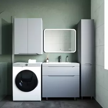 Мебель для ванной Style Line Марелла 80 напольная, серая