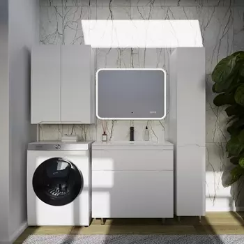 Мебель для ванной Style Line Марелла 80 напольная, белая матовая