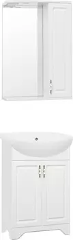 Мебель для ванной Style Line Олеандр-2 55 Люкс, белая